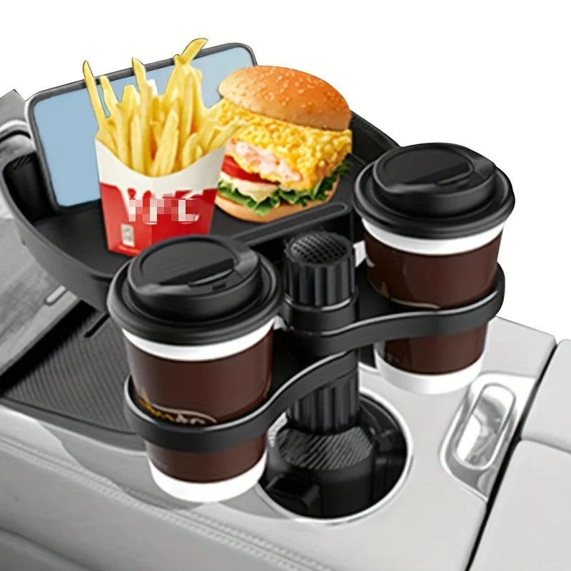 Car Cup Holder with Detachable Food Table