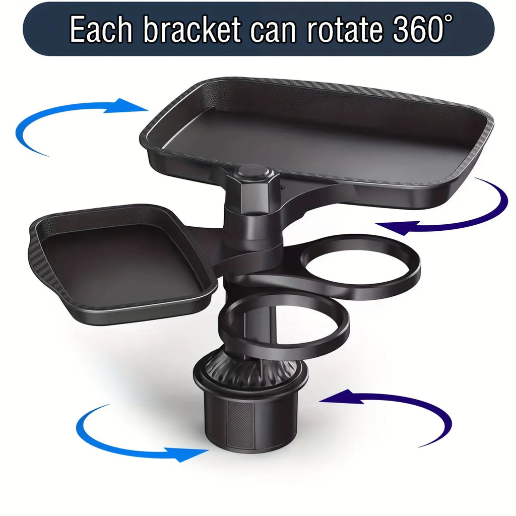 Car Cup Holder with Detachable Food Table