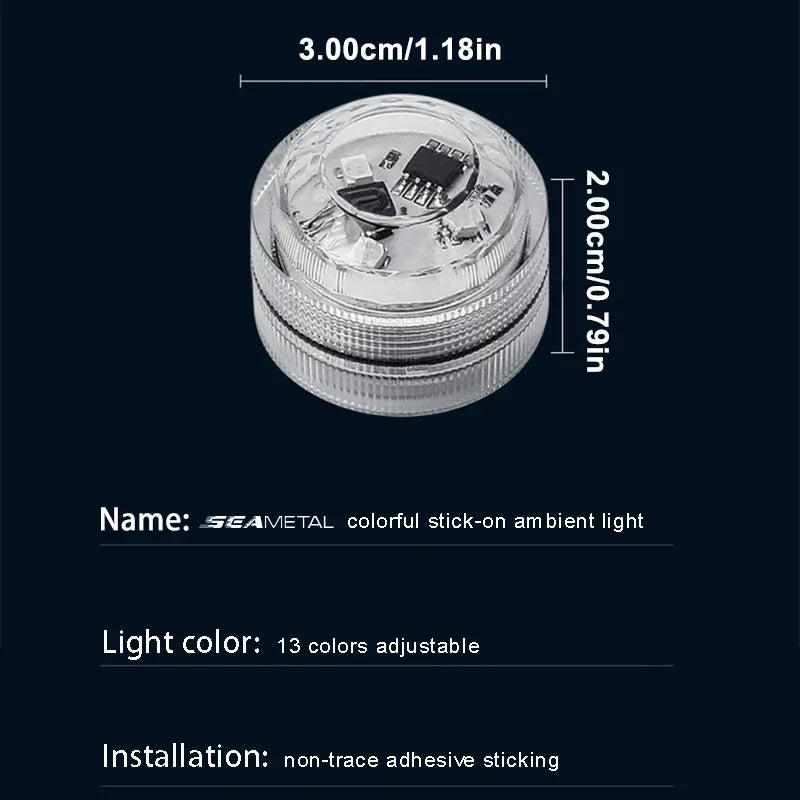 Wireless Adhesive LED Car Interior Light