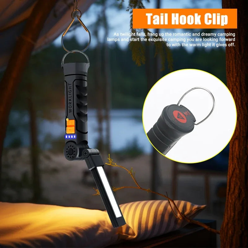 Portable LED/USB  Rechargeable Flashlight