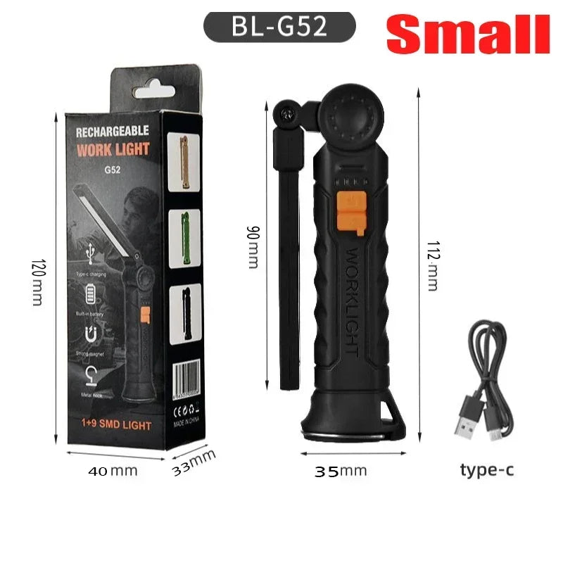 Portable LED/USB  Rechargeable Flashlight
