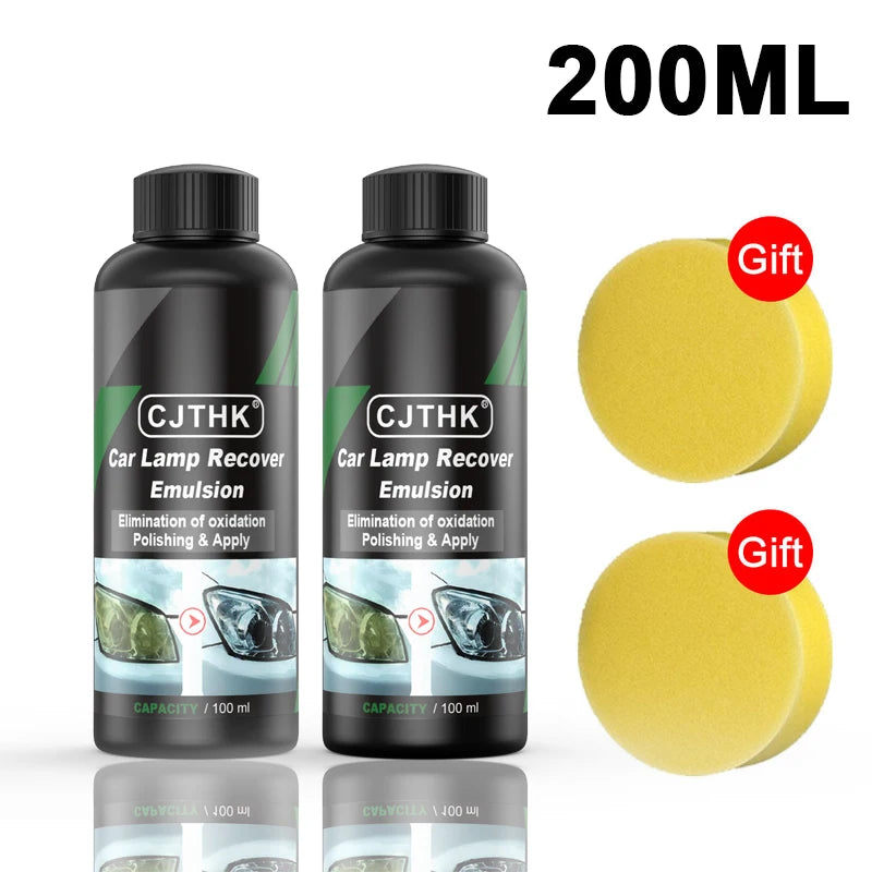 Car Headlight Restoration Polishing Kit