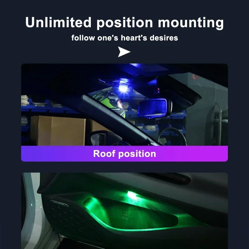 Wireless Adhesive LED Car Interior Light