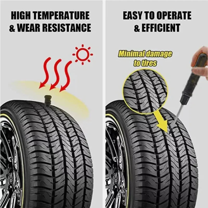 Tyre Repair Kit with Screwdriver Storage Box