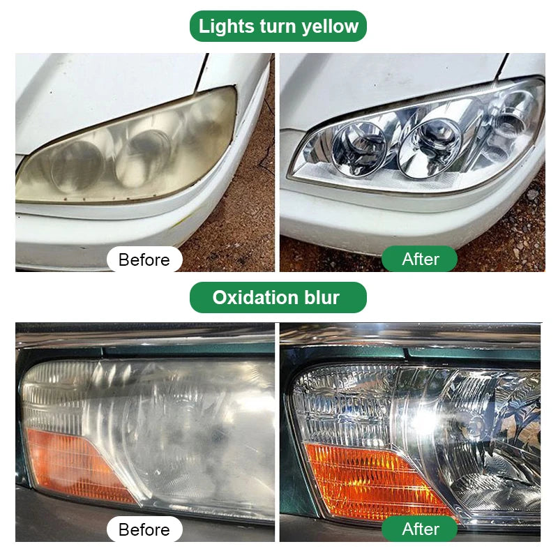 Car Headlight Restoration Polishing Kit