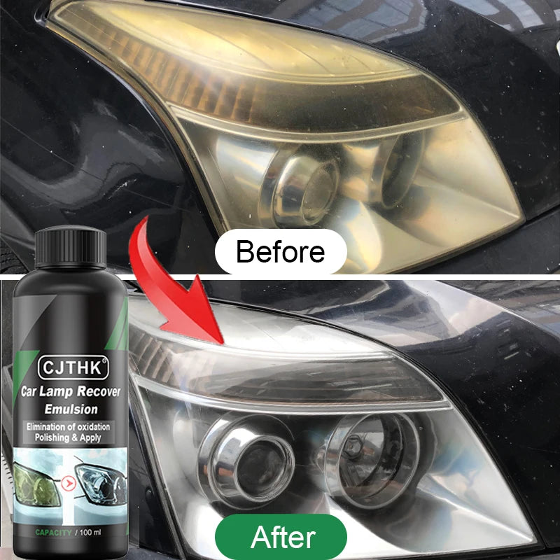 Car Headlight Restoration Polishing Kit