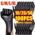 Black Vinyl Disposable Gloves