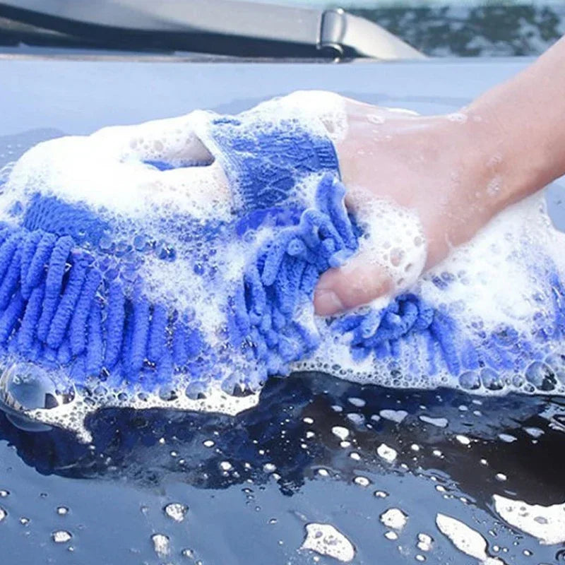 Blue Microfiber Car Wash Sponges