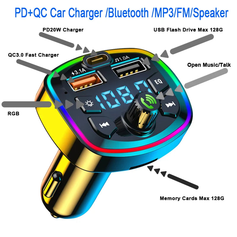 Car Bluetooth 5.0 with Charger