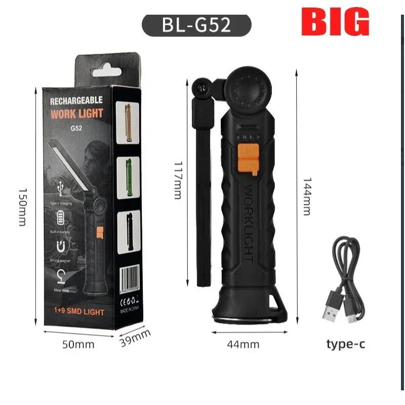 Portable LED/USB  Rechargeable Flashlight