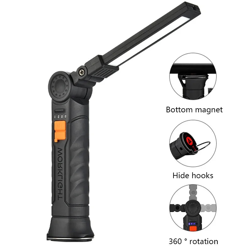 Portable LED/USB  Rechargeable Flashlight