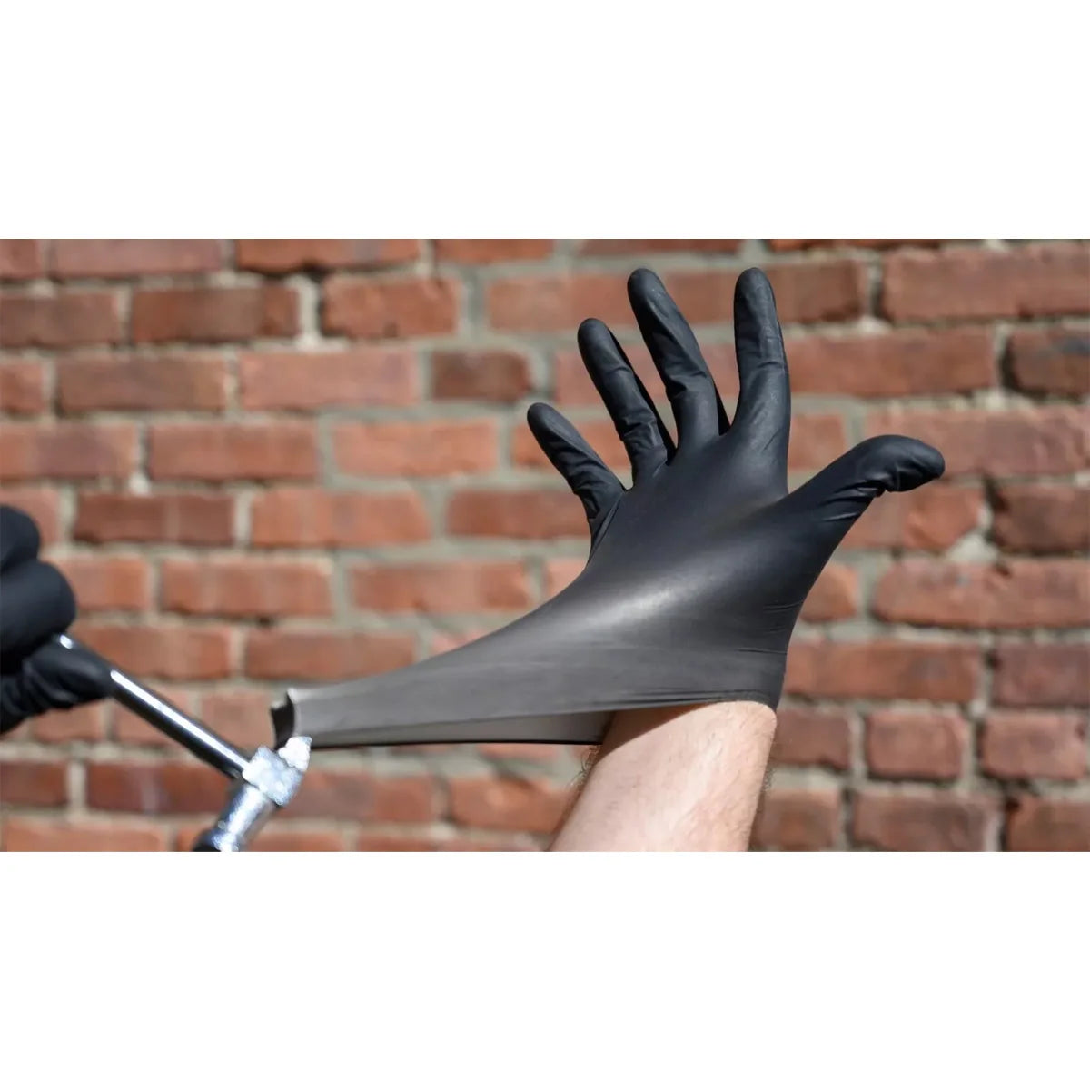 Black Vinyl Disposable Gloves