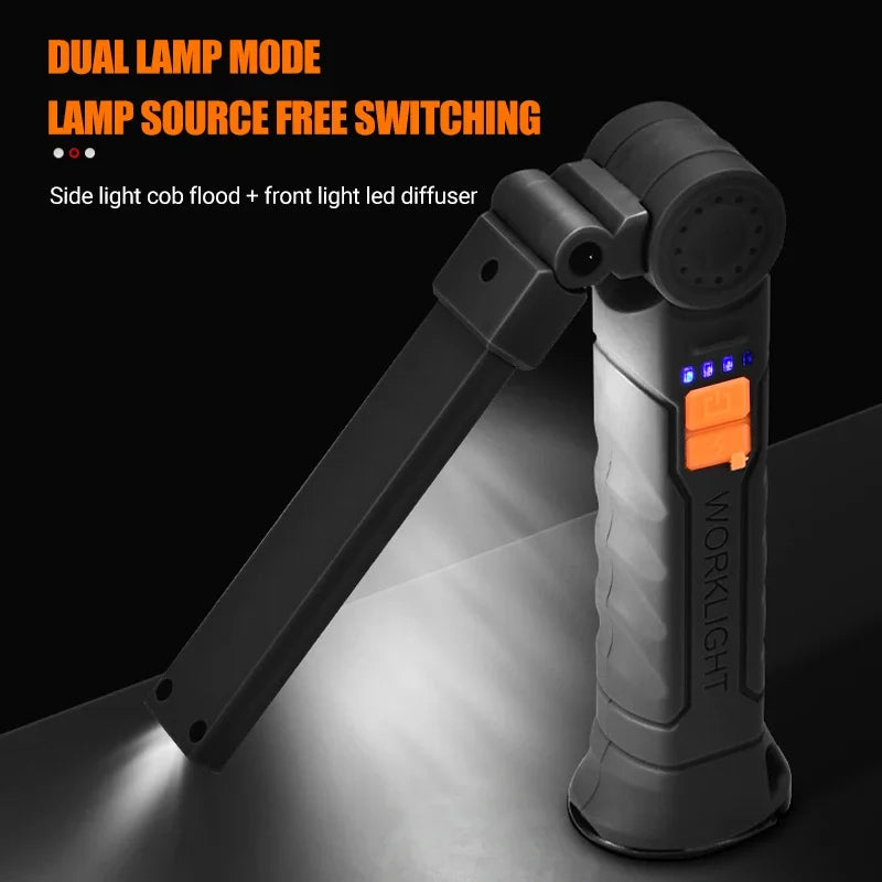Portable LED/USB  Rechargeable Flashlight