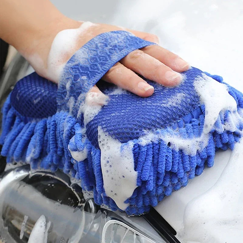 Blue Microfiber Car Wash Sponges