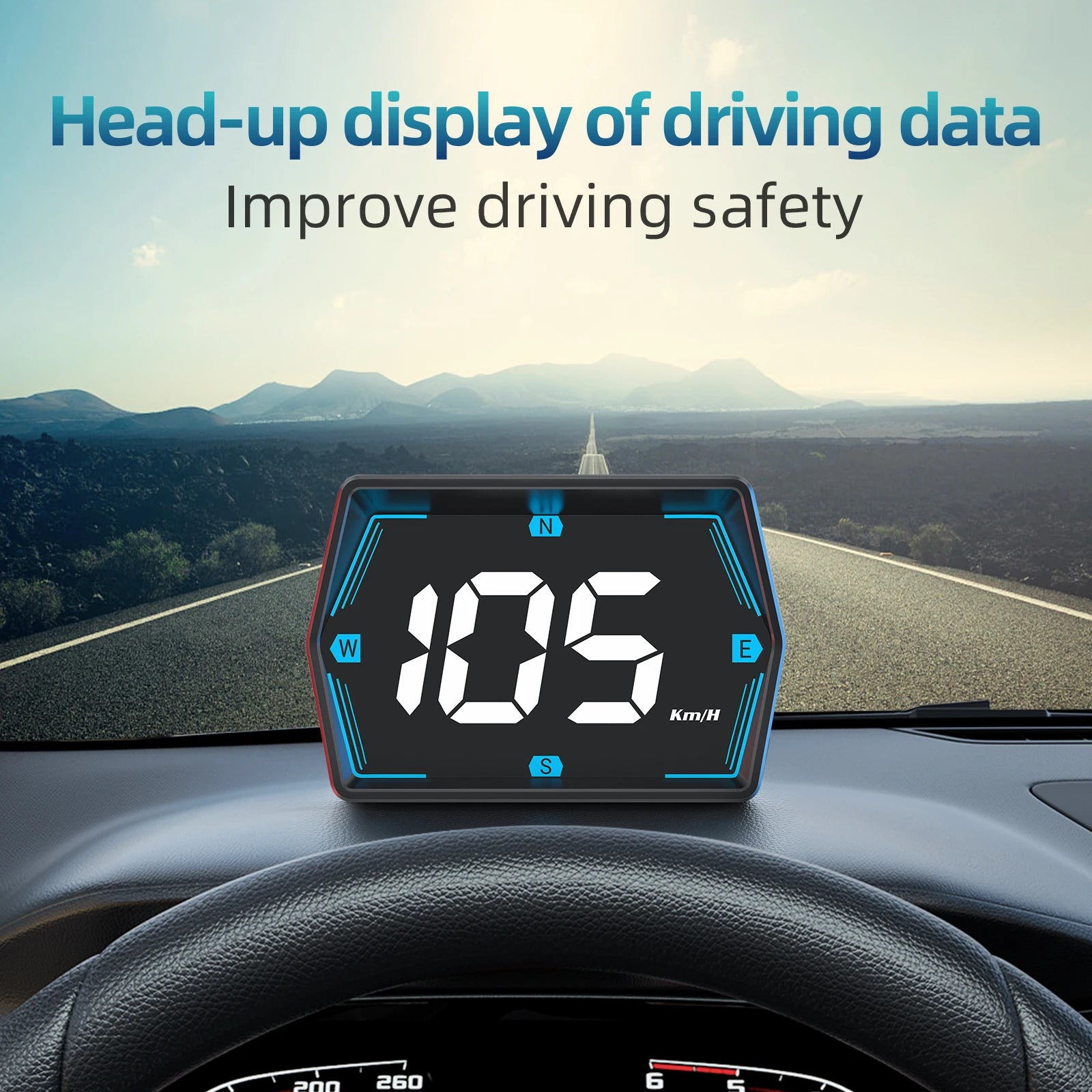 Car Digital Speedometer Display